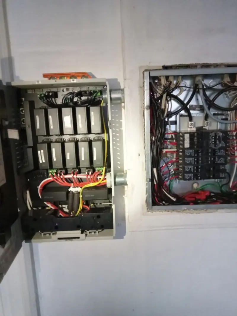 Electrical panel upgrade completed for Security Camera Wiring in Yuba City